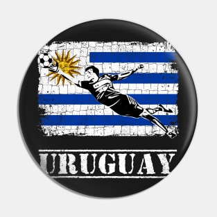 Uruguay Soccer Supporte Goalkeeper Shirt Pin