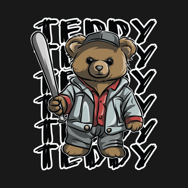 Street Teddy Bear by Smilesmile