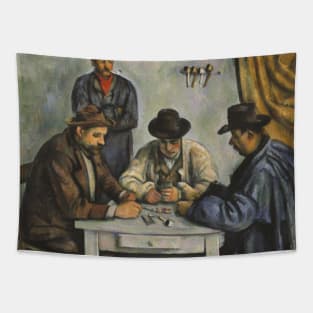 The Card Players by Paul Cezanne Tapestry