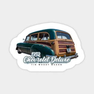 1952 Chevrolet Deluxe Tin Woody Wagon Magnet