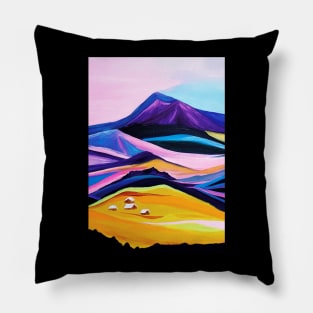 Carpathian Mountains Ukraine Pillow