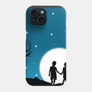 Relationship And friendship ..? Landscape vactor Art Phone Case