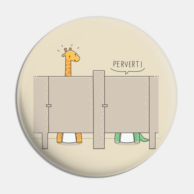 Pervert giraffe Pin by wawawiwa