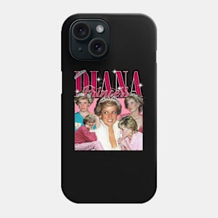 VINTAGE BOOTLEG PRINCESS DIANA 90S RETRO Phone Case