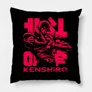 166 Kenshiro Red Pillow