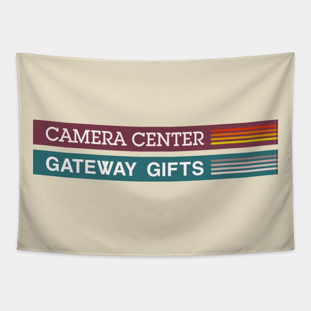 Epcot Camera Center and Gateway Gifts Tapestry by brkgnews