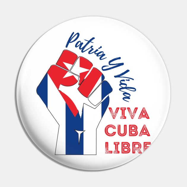 Patria Y Vida! VIva Cuba Libre! Pin by HROC Gear & Apparel