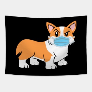 Pembroke Corgi Quarantine Mode Tapestry