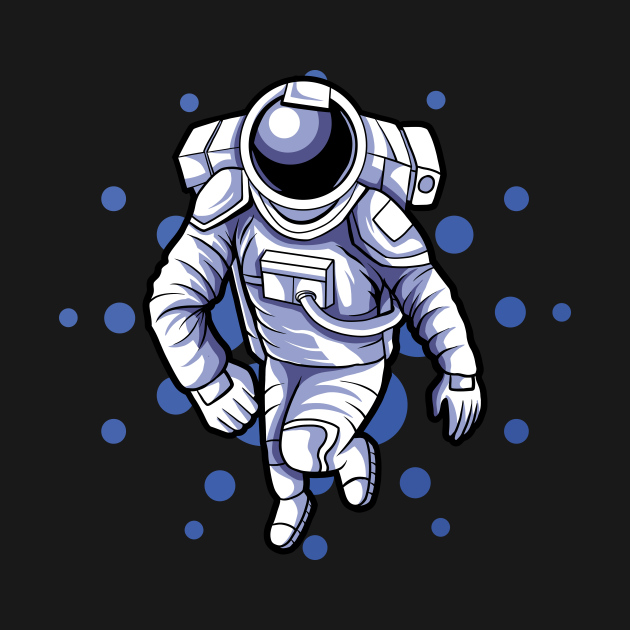 Cardano ADA Astronaut to the moon Cryptocurrency Logo - Cardano Ada Crypto - Long Sleeve T-Shirt ...