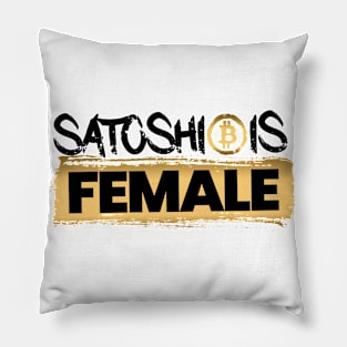 Satoshi is female Pillow