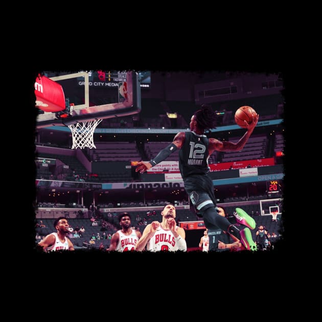 Vintage Ja Morant Dunk by Skelector Art