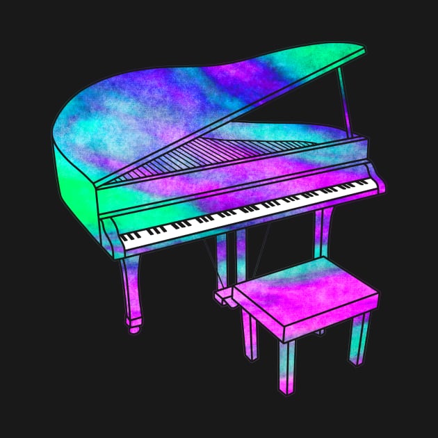 Piano by Kelly Louise Art