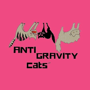 Anti Gravity Cats Original Art By Abby Anime T-Shirt