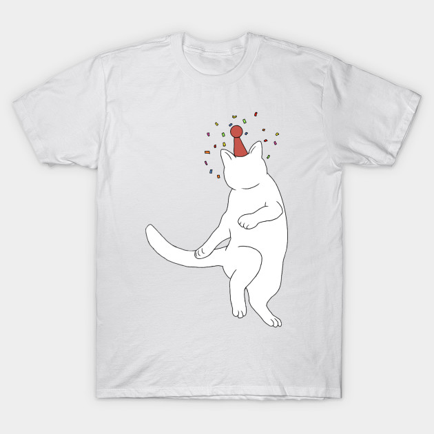 Cat Party Cat T Shirt Teepublic