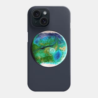 Green Terraformed Mars Phone Case