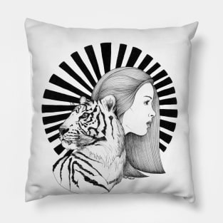 Spirit Animal The Tiger Pillow