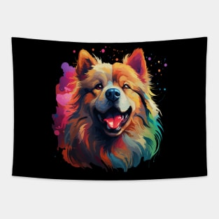 Chow Chow Rainbow Tapestry