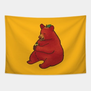 Apple Bear Tapestry