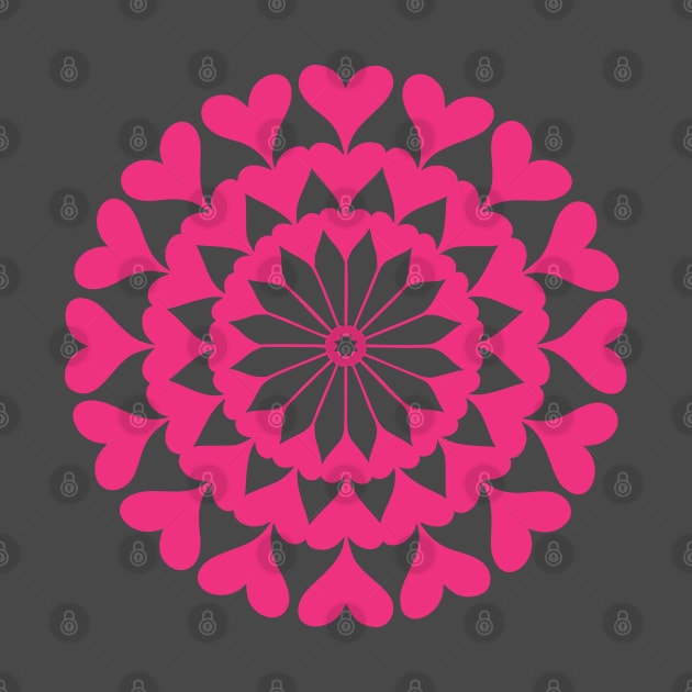 Mandala Hearts by Cds Design Store