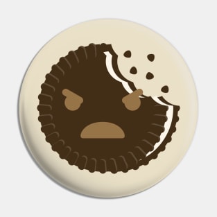 Angry cookie Pin