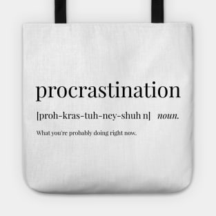 Procrastination Definition Tote