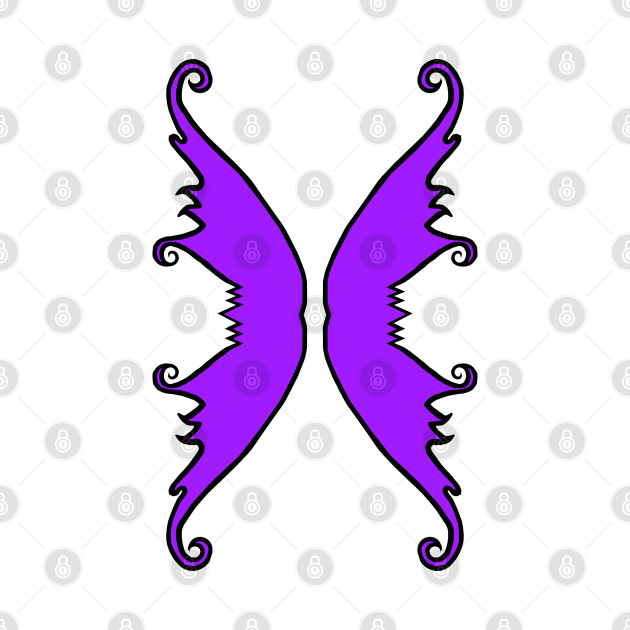 Fairy Wings Purple by BlakCircleGirl