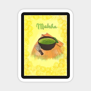 Matcha tea Magnet