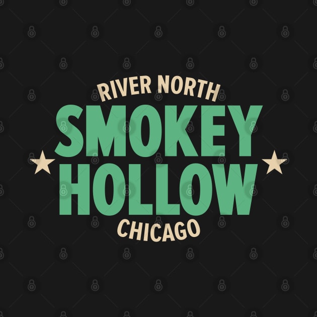 Smokey Hollow Chicago Shirt - Embrace the Legacy of River North by Boogosh