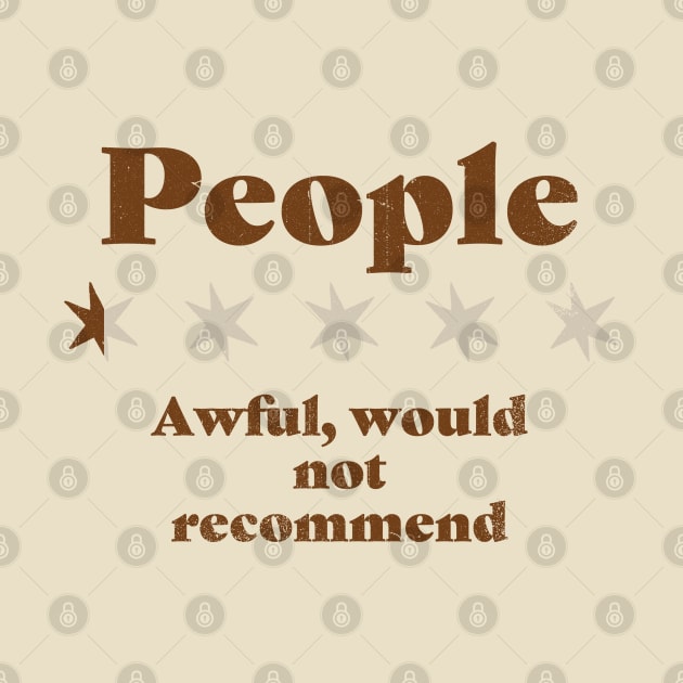 Awful - People Review - Half a Star Funny by Tamsin Coleart