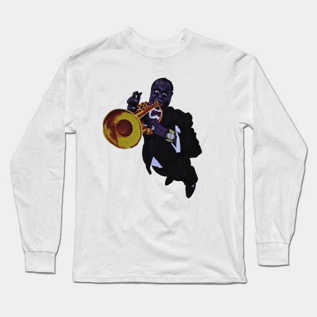 Louis Armstrong - Jazz Musician - Long Sleeve T-Shirt