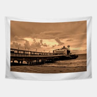Bournemouth Pier and Beach Dorset England UK Tapestry