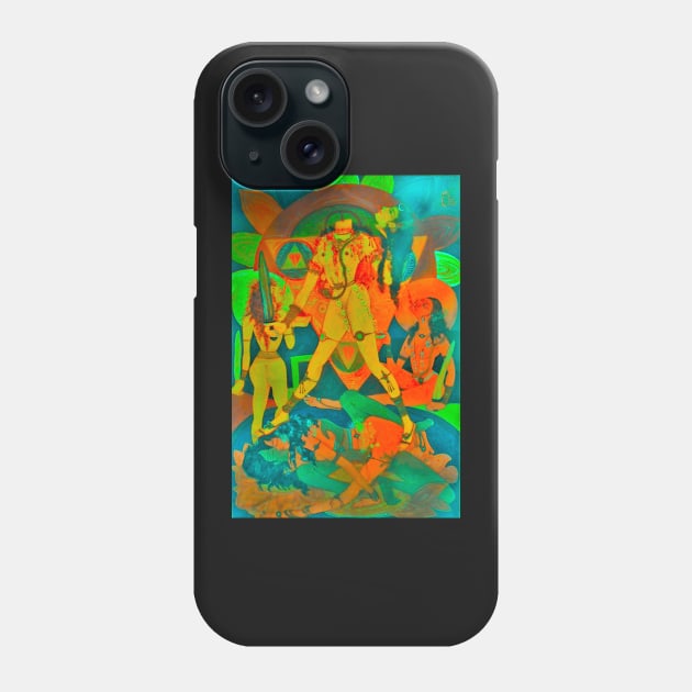 Chinnamasta Psychedelic Phone Case by indusdreaming