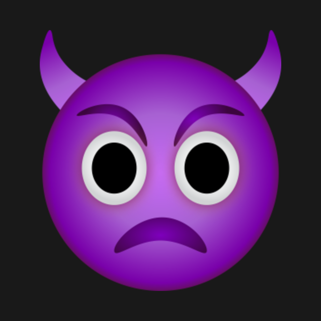 Goblin Face Emoji Typographic Design Emoji TShirt TeePublic