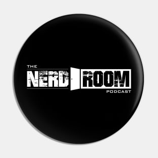 The Nerd Room Podcast - Logo (White) Pin