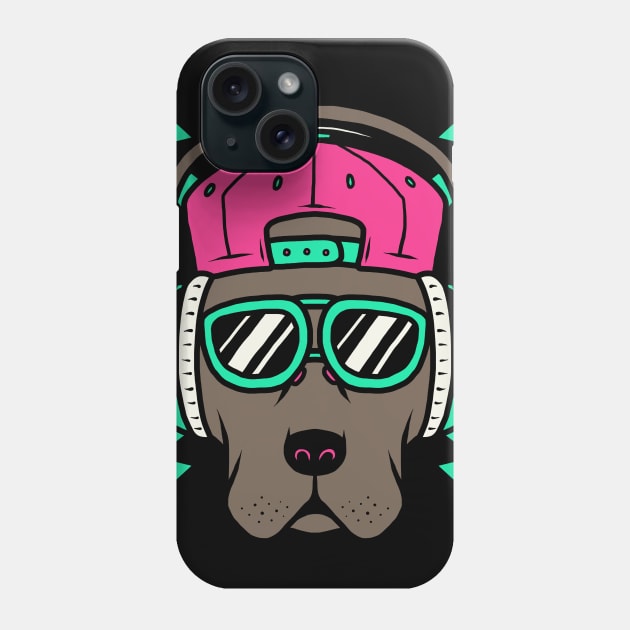 Cool Dog Phone Case by CyberpunkTees