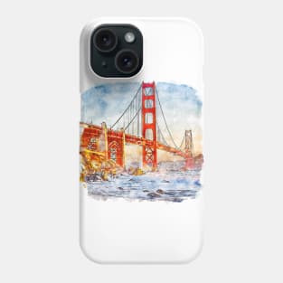 Golden gate bridge San Francisco Phone Case