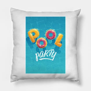 summer collection pool party Pillow