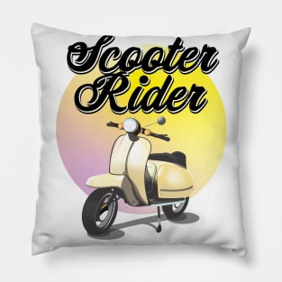 Scooter Rider Pillow