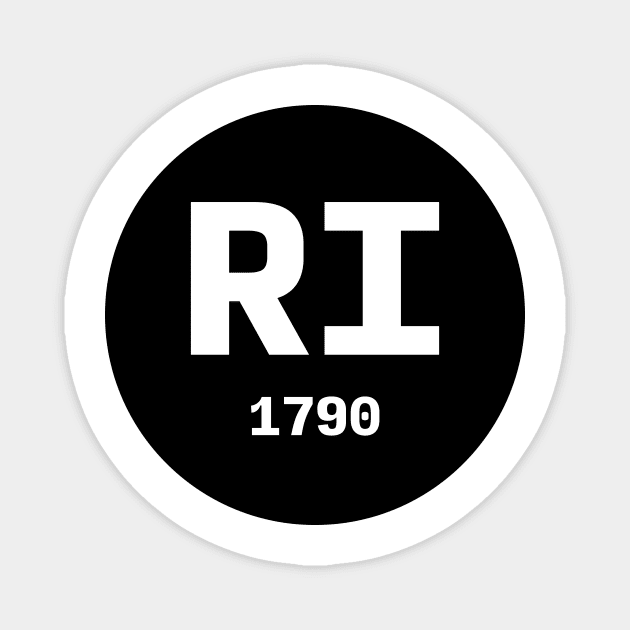 Rhode Island | RI 1790 Magnet by KodeLiMe