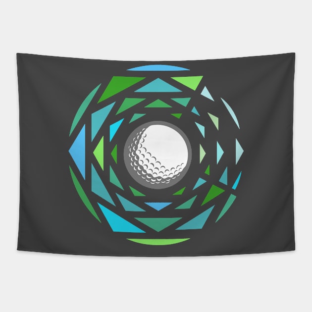 Golf club artwork Tapestry by SASTRAVILA