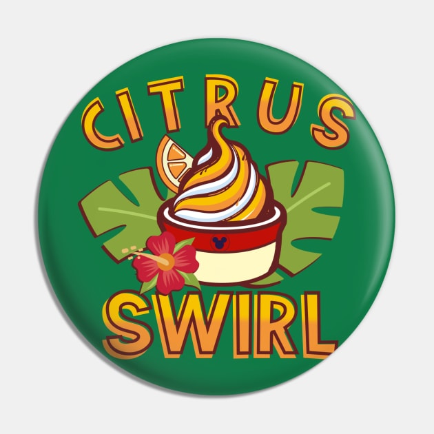 Citrus Swirl Pin by EnchantedTikiTees