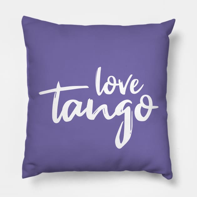 Love Tango White by PK.digart Pillow by PK.digart