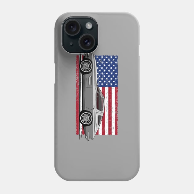 My drawing of the American sports car Phone Case by jaagdesign