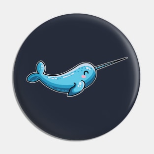 Kawaii Cute Narwhal Pin