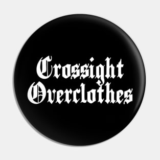 Crossight Overclothes Old English Left Chest Piece Pin