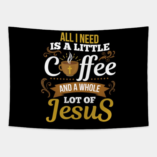 All I Need Is A Little Bit Of Coffee A Whole Tapestry by marchizano
