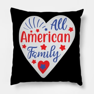 All American Family Pillow