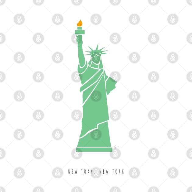 New York City, NYC, Lady Liberty by lymancreativeco