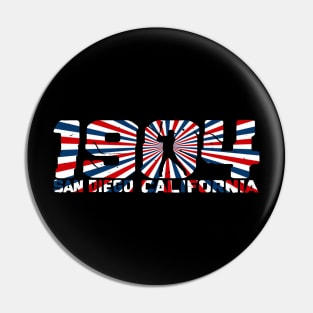 San Diego California-Retro Vintage Pin