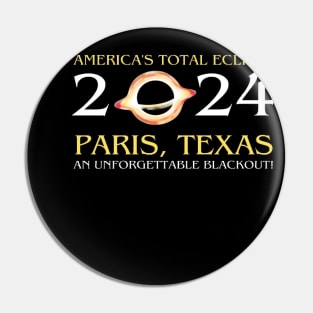 America's total eclipse 2024 Paris, texas an unforgettable blackout! Pin